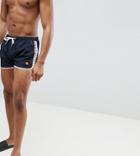 Ellesse Swim Shorts With Taping Exclusive In Black