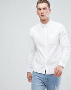 D-struct Oxford Long Sleeve Shirt - White