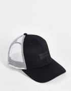 Consigned Mesh Back Trucker Hat In Black