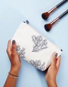 Pia Rossini Printed Summer Makeup Bag - Cream