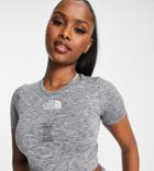 The North Face Training Seamless Top In Gray Exclusive At Asos