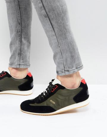 Boss Casual Orland Sneakers In Khaki - Green