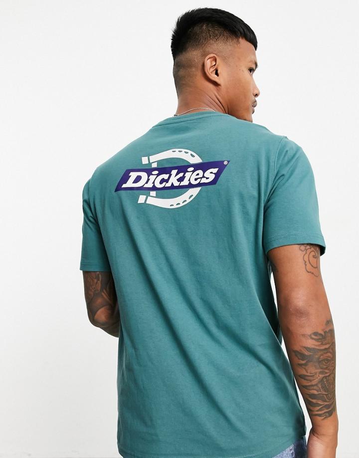 Dickies Ruston Back Print T-shirt In Green