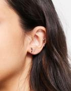 & Other Stories Multicolored Gem Stud Earrings In Gold