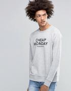 Cheap Monday Rules Sweatshirt - Gray