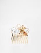 Krystal Swarovski Crystal Hair Slide - Topaz Mix