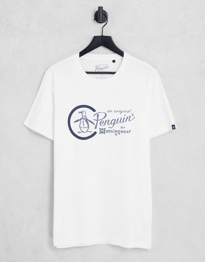 Original Penguin Printed T-shirt-white