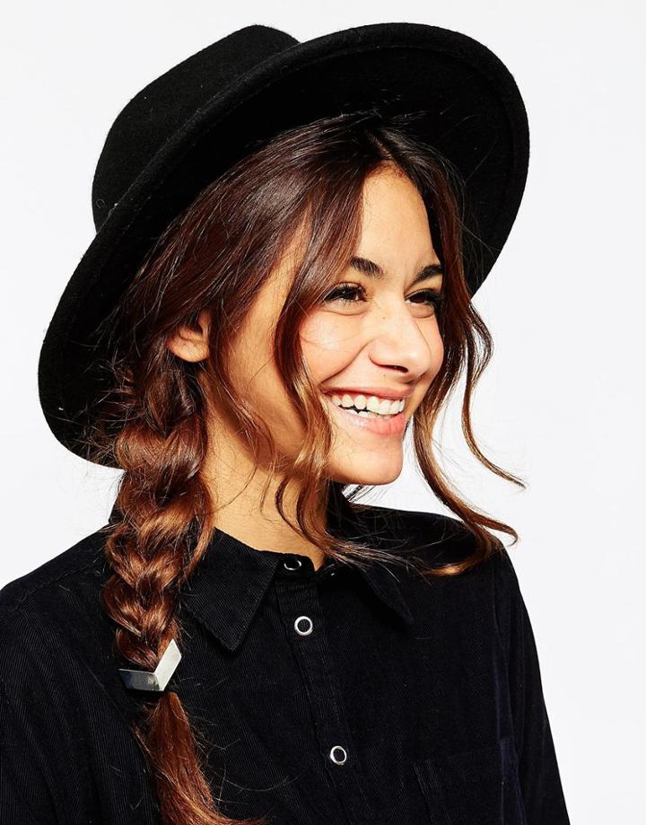 Asos Chevron Hair Tie - Silver