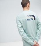 The North Face Exclusive To Asos Long Sleeve Easy T-shirt In Blue - Blue