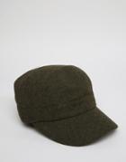 Fred Perry Wool Loafers Cap - Green