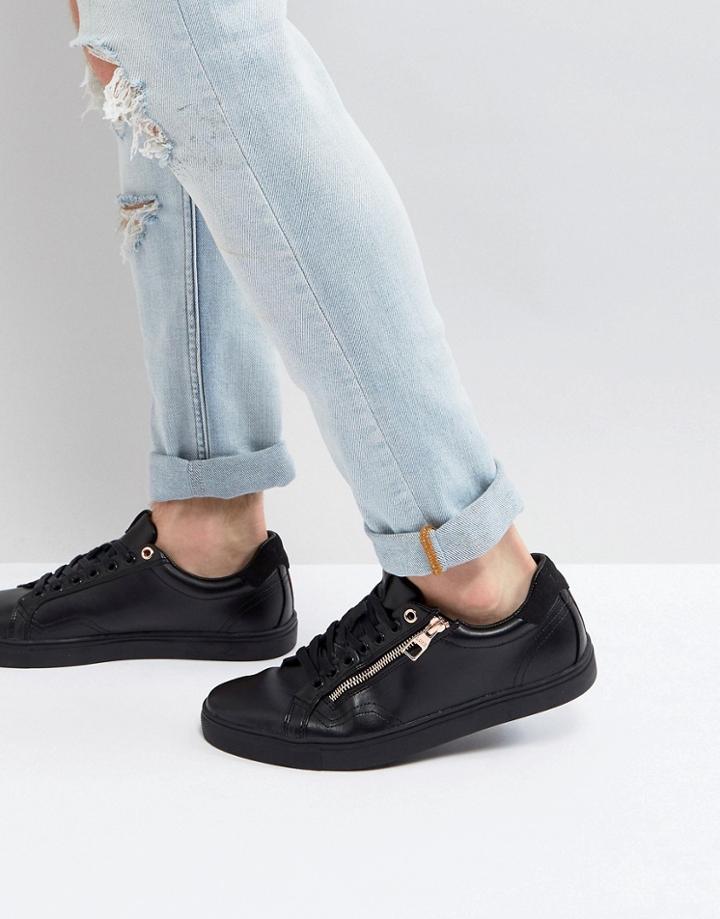 Luke 1977 Hill Pump Zip Sneakers In Black - Black