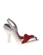 Vivienne Westwood For Melissa Lady Dragon Viii Wing Heeled Sandals - Silver