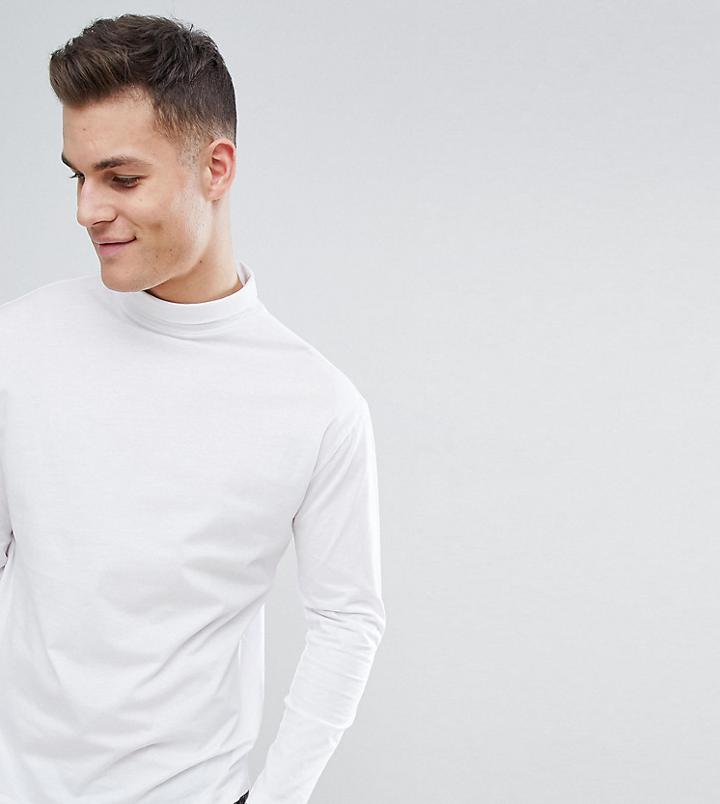 Noak T-shirt With Turtleneck And Long Sleeves - White