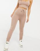 Love & Other Things High Waisted Leggings In Camel-brown