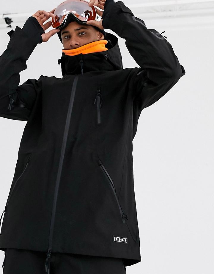 Asos 4505 Ski Jacket In Black