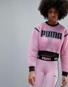 Puma Exclusive To Asos Active Mesh Sweatshirt - Purple