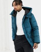 Didriksons 1913 Urban Puffer Jacket In Blue - Blue