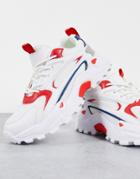 Topshop Casey Chunky Sneakers In White