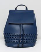 Lavand Backpack With Platt Detailing - Blue