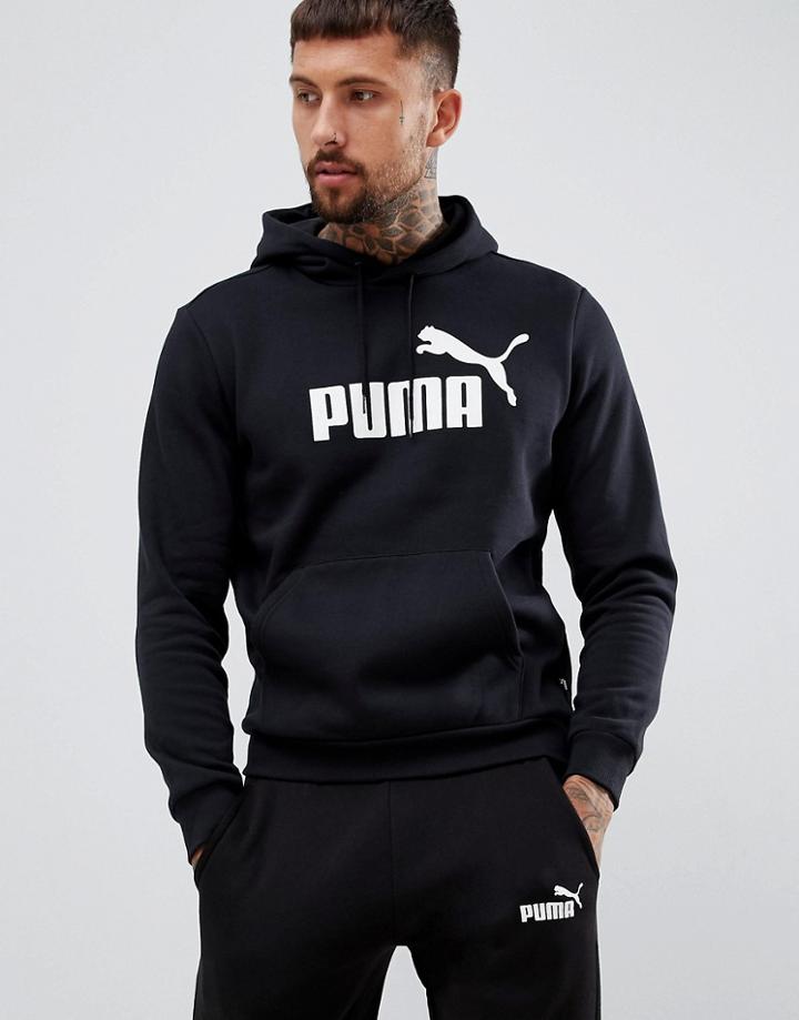 Puma Essentials Pullover Hoodie In Black 85174301 - Black