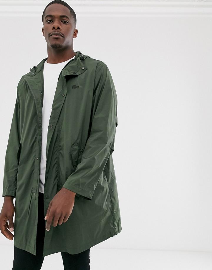 Lacoste Hooded Parka Jacket-gray