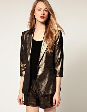 Ted Baker Metallic Tailored Blazer