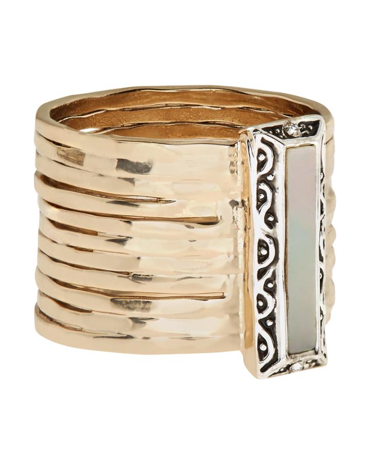 Accessorize Layered Mop Band Ring