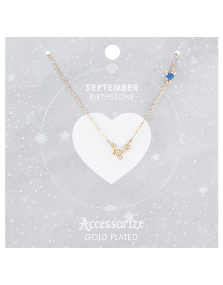 Accessorize September Birthstone Necklace