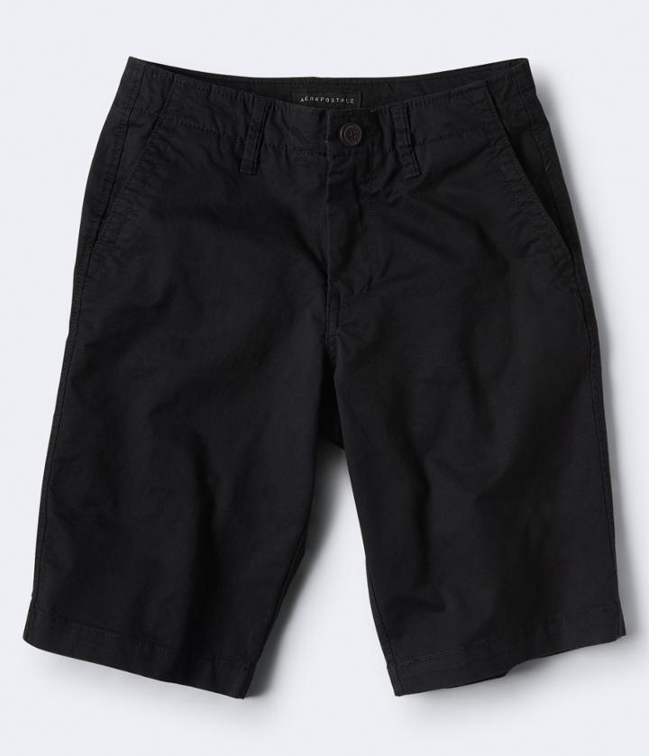 Aeropostale Aeropostale Longboard Flat-front Reflex Shorts - Black, 27