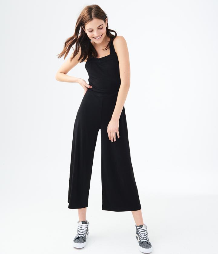Aeropostale Aeropostale Tie-back Jumpsuit - Black, Xsmall