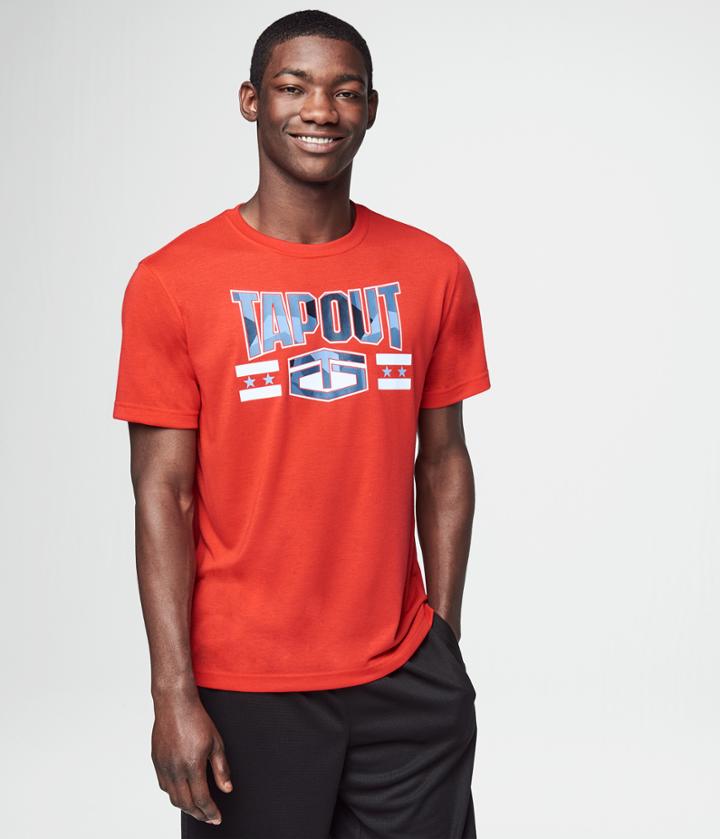 Aeropostale Aeropostale Tapout Salute Graphic Tee - Date Red, Small