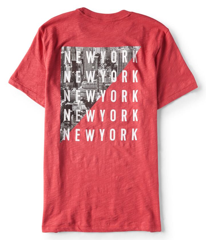 Aeropostale Aeropostale New York New York Graphic Tee - American Beauty, Xsmall