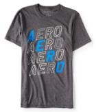 Aeropostale Aeropostale Repeating Logo Graphic Tee - Black, Xsmall