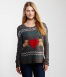 Aeropostale Reindeer Crew-neck Sweater