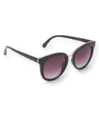 Aeropostale Aeropostale Solid Plastic Round Sunglasses - Black