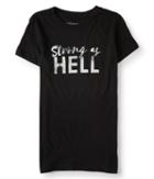 Aeropostale Aeropostale Strong As Hell Graphic Tee - Black, Xsmall