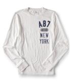 Aeropostale Aeropostale Long Sleeve A87 Aero New York Graphic Tee - Bleach, Xsmall