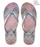 Aeropostale Lld Neon Tribal Mix Flip-flop