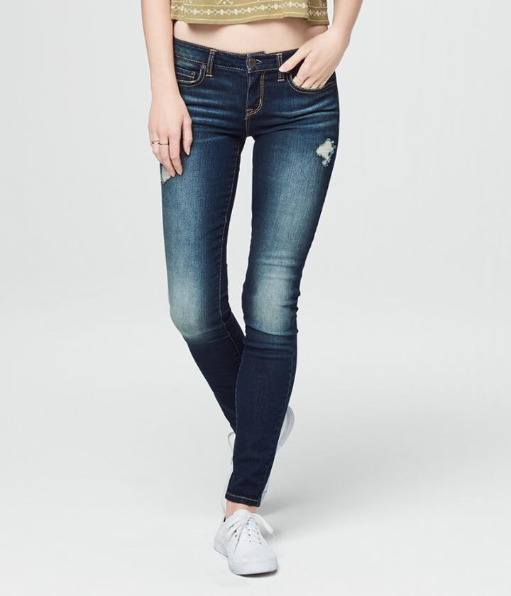 Aeropostale Aeropostale Seriously Stretchy Low-rise Jegging - Dark Wash, 000r