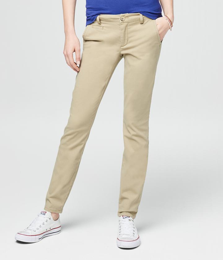 Aeropostale Aeropostale Skinny Twill Pants - Tan, 000 S