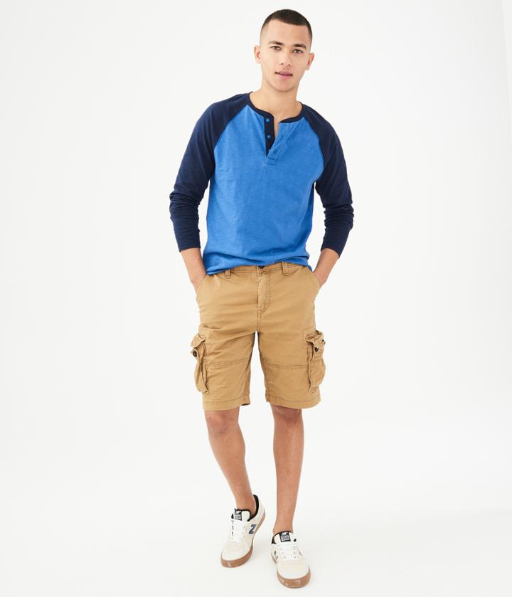 Aeropostale Aeropostale Classic Reflex Cargo Shorts - Golden Tan, 27