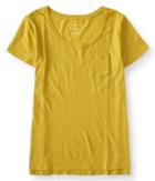 Aeropostale Aeropostale Seriously Soft Solid Pocket Crew Tee - Lime Green, Xsmall