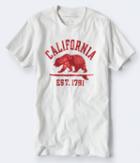 Aeropostale Aeropostale Floral California Bear Graphic Tee - Bleach, Xsmall