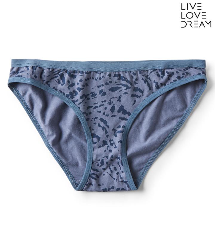 Aeropostale Aeropostale Animal Print Bikini - Grey Blue, Xsmall