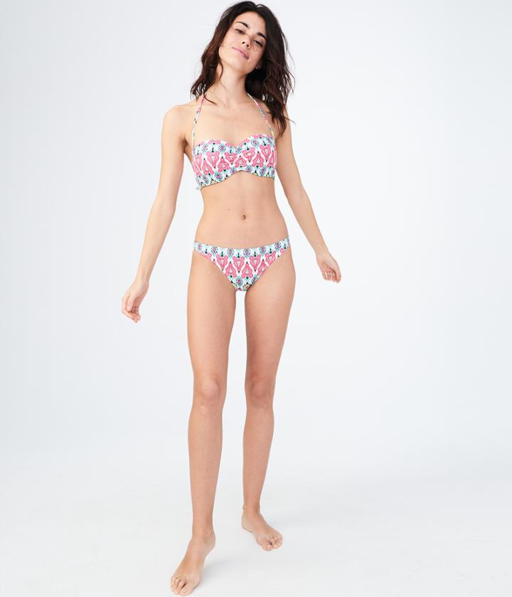 Aeropostale Aeropostale Lld Exotic Geo Bandeau Top - Bleach, Xsmall