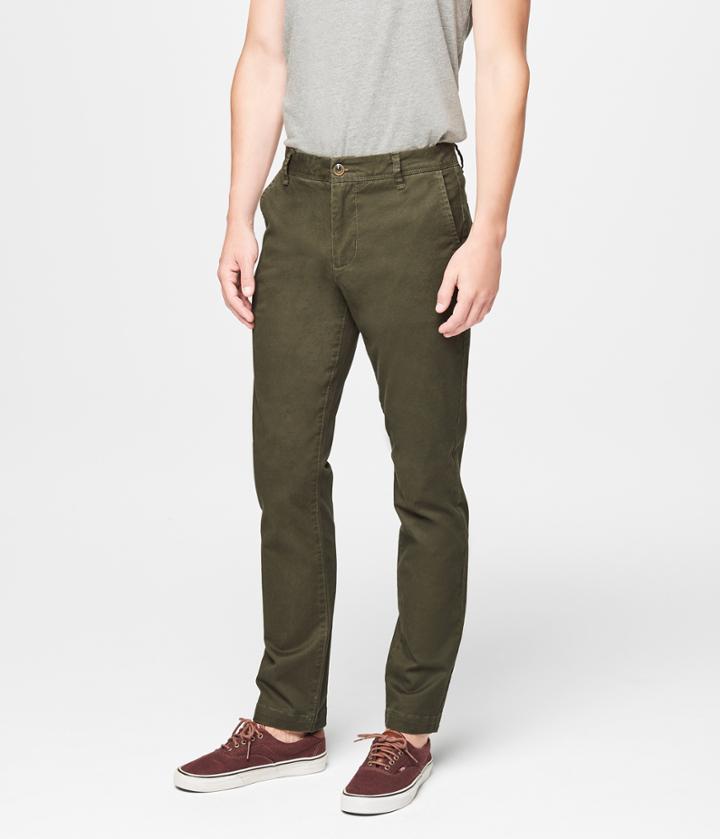 Aeropostale Aeropostale Skinny Color Wash Reflex Chinos - Shade Green, 27x28