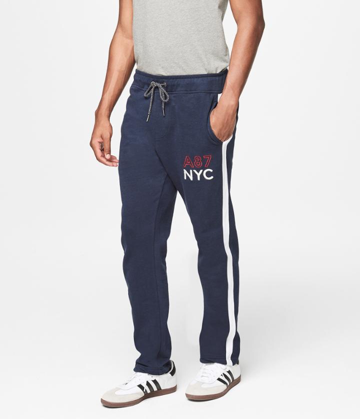 Aeropostale Aeropostale A87 Nyc Slim Sweatpants - Classic Navy, Xsmall