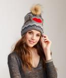 Aeropostale Reindeer Led Beanie