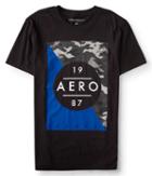 Aeropostale Aeropostale Camo Aero 1987 Graphic Tee - Black, Xsmall