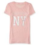 Aeropostale Iridescent Ny Graphic T